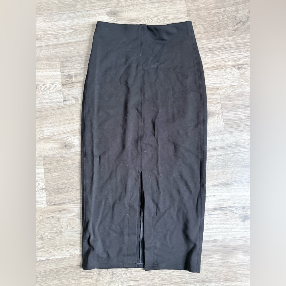 Wilfred Black Midi Skirt